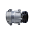COMPRESSOR HARRISON 1A 24V ESCAVADEIRA HYUNDAI ZOOMLION XCMG - Imagem 2
