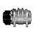 COMPRESSOR FORD CARGO CAMINHÃO VOLKSWAGEN 10P15 8PK 24V 8 ORELHAS - Imagem 1