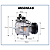 COMPRESSOR HONDA CIVIC TRSA09 PV4 110mm 12V 1994 - 2000 - Imagem 8