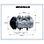 COMPRESSOR MITSUBISHI L200 TRITON 10P15 1A 12V - Imagem 3