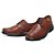 Sapato Masculino Ortopédico Comfort Shoes - 2008 Marrom - Imagem 3
