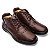 Bota Masculina Couro legítimo Comfort Shoes - 1405 Café - Imagem 4