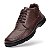 Bota Masculina Couro legítimo Comfort Shoes - 1405 Café - Imagem 5