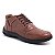 Bota Masculina Couro legítimo Comfort Shoes - 1405 Chocolate - Imagem 3