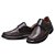 Sapato Masculino De Couro Legítimo Comfort plus - 2007 Café - Imagem 3