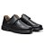 Sapato Masculino De Couro Legítimo Comfort plus - 2007 Preto - Imagem 1