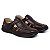 Sandalia Masculina Couro Legítimo Comfort Shoes - 8008 Cafe - Imagem 1