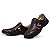 Sandalia Masculina Couro Legítimo Comfort Shoes - 8008 Cafe - Imagem 2