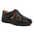 Sandalia Masculina Couro Legítimo Comfort Shoes - 8009 Preto - Imagem 5