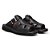 Sandalia Masculina Couro Legítimo Soft Comfort- 2611 Preto - Imagem 1