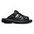 Sandalia Masculina Couro Legítimo Soft Comfort- 2611 Preto - Imagem 4