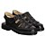 Sandália Masculina Ortopedica Comfort Shoes- 3602 Preta - Imagem 1