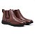 Botina Masculina De Couro Legítimo Comfort Shoes Café- 6090 - Imagem 1
