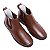 Botina Masculina De Couro Legítimo Comfort Shoes Café- 6090 - Imagem 2