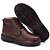 Bota Masculina De Couro Legítimo Comfort Shoes Café- 8003 - Imagem 2