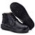 Bota Masculina De Couro Legítimo Comfort Shoes Preta- 8003 - Imagem 2