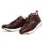 Tênis Casual Masculino De Couro Legitimo Comfort Shoes - 4500 Marrom - Imagem 2