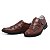 Sandália Masculina Couro Legítimo Comfort Shoes - 6070 Café - Imagem 4