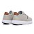 Tênis Casual Masculino De Couro Legitimo Comfort Shoes - 4502 Gelo - Imagem 4