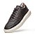Tênis Casual Masculino De Couro Legitimo Comfort Shoes - 5000 Café - Imagem 3
