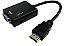 Conversor Vga para Hdmi C/ cabo de áudio de 3,5 mm - Imagem 1