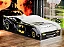 Cama Infantil Carro Batman Cor Preto Menino Montessori Diversão - Imagem 2