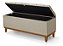 Recamier Paris Linho 80cm Luxo Baú Base em Madeira - Kazza Shop - Imagem 3