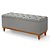Recamier Paris Linho 80cm Luxo Baú Base em Madeira - Kazza Shop - Imagem 6