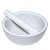 GRAL PORCELANA 60ML 72MM C/ PISTILO - CHIAROTTI - Imagem 3