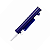 PIPETADOR DE VOLUMES MANUAL PI-PUMP 02ML AZUL - KASVI - Imagem 2