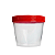 COLETOR 50ML ESTERIL S/ PA TAMPA VERMELHA - PCT/100 - FIRSTLAB - Imagem 3