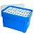 RACK AZUL VAZIO P/ 60 PONTEIRAS EPPENDORF 1000µL - FIRSTLAB - Imagem 1