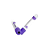 TUBO 4ML EDTA K3 ROXO P/COLETA A VACUO - CX/100 - FIRSTLAB - Imagem 2