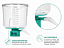 REFIL SUPERIOR P/ SISTEMA DE FILTRAÇAO 500ML PES 0.22UM ESTERIL - JETBIOFIL - Imagem 2
