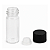 FRASCO DE VIDRO TRANSPARENTE ROSCA 05 ML C/ TAMPA E BATOQUE - ASS - Imagem 4
