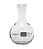 BALAO FUNDO CHATO VIDRO S/ JUNTA 1000ML - LABORGLAS - Imagem 3