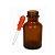 FRASCO CONTA-GOTAS ALCALINO AMBAR - 60ML - LABORGLAS - Imagem 3