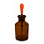 FRASCO CONTA-GOTAS ALCALINO AMBAR - 60ML - LABORGLAS - Imagem 1