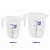 JARRA 4000ML EM PP GRADUADA AUTOCLAVEL SUBD.100 / 100 ML - NALGON - Imagem 2