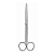 TESOURA CIRURGICA 15CM RETA ROMBA/ROMBA - Imagem 1