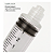 SERINGA 10ML HIPODERMICA S/ AG LUER LOCK - CX/100 - PROCARE - Imagem 3