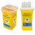 COLETOR RIGIDO PARA PERFUROCORTANTES 1LT AMARELO - VACUPLAST - Imagem 1