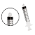 SERINGA 10ML S/ AGULHA LUER LOCK CX/100 - MEDIX - Imagem 2