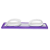 TALA MOLDAVEL ARAMADA 30X08 PP LILAS - Imagem 2