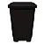 LIXEIRA C/PEDAL 25L PRETO - Imagem 1