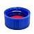 TAMPA 9MM PP AZUL C/SEPTO PRE CORTADO - PCT/100 - FLOWSUPPLY - Imagem 2