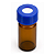 TAMPA 9MM PP AZUL C/SEPTO PRE CORTADO - PCT/100 - FLOWSUPPLY - Imagem 4