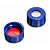 TAMPA 9MM PP AZUL C/SEPTO PRE CORTADO - PCT/100 - FLOWSUPPLY - Imagem 1