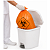 SACO DE LIXO RESIDUO QUIMICO HOSPITALAR 30L LARANJA - PCT/100 - Imagem 2