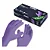 LUVA P NITRILICA SENSIFLEX FLEX ROXA - CX/100 - DANNY - Imagem 1